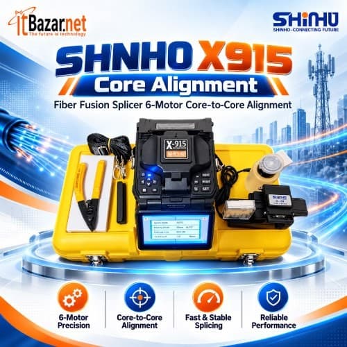 SHINHO X915 Core Alignment Fiber Joint Machine 6 Motor