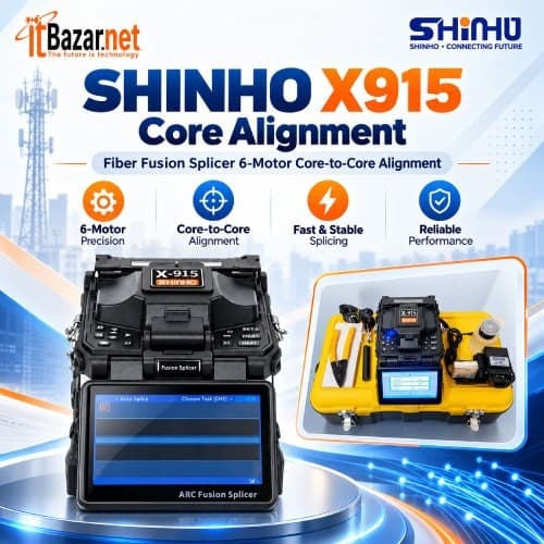 SHINHO X915 Core Alignment Fiber Joint Machine 6 Motor Image