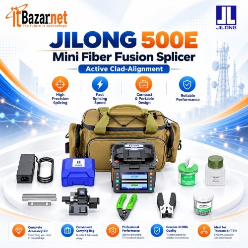 JILONG Mini Fiber Splicer 500E Active Clad Alignment Image