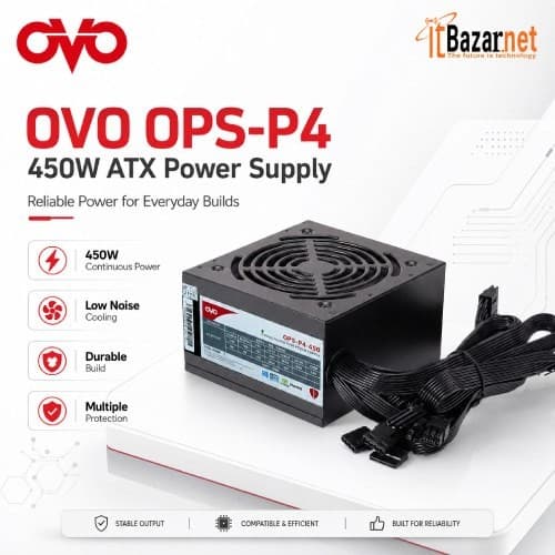 OVO Power Supply OPS P4 450W ATX Image