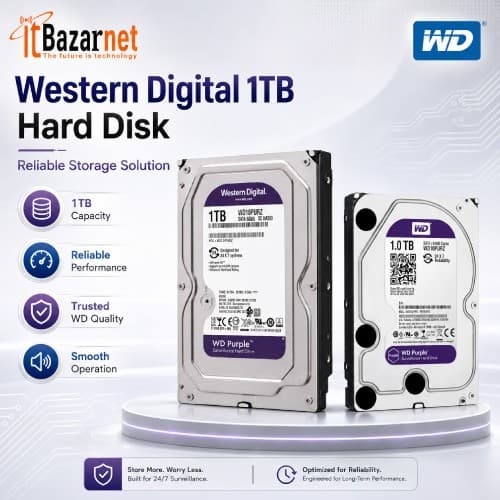 Western Digital 1TB External Hard Disk Image