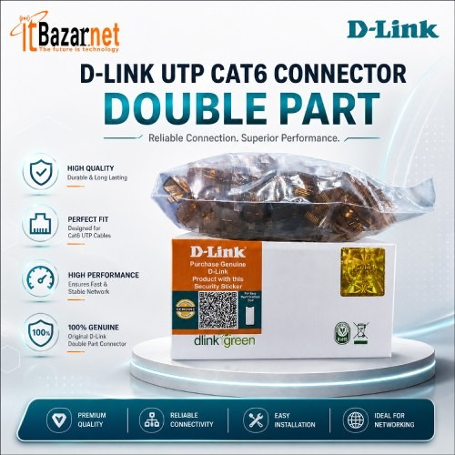 DLink CAT6 RJ45 Connector Double Part Image