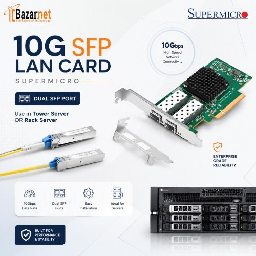 Supermicro 10G SFP+ Network Interface Card (NIC) Image