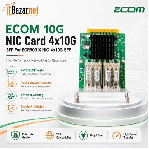 ECOM 10G NIC Card 4x10G SFP+ for ECR900-X Image