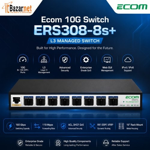 ECOM 10G Switch ERS308-8S+ Image