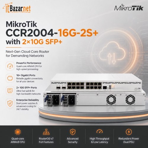 MikroTik Router CCR2004-16G-2S+ Image