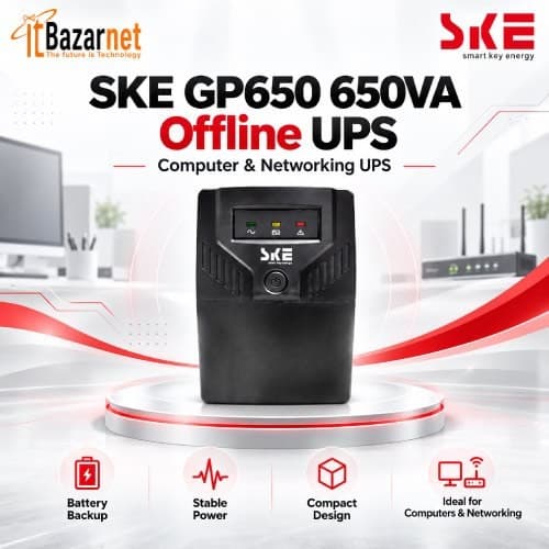 SKE Offline UPS GP650 650VA Computer UPS Image