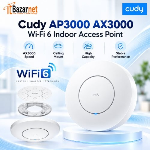 Cudy Indoor AP3000 AX3000 WiFi6 Dual Band Access Point Image